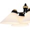 Quoizel Semi-Flush Mount Semi Flush 4 Lights Matte Black QSF6218MBK - alternate 2